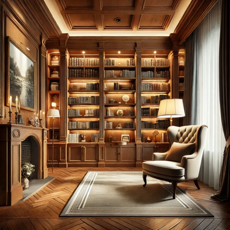 DALL·E-2025-02-08-13.40.50-A-beautifully-designed-home-library-with-floor-to-ceiling-wooden-bookshelves-a-cozy-reading-chair-and-warm-ambient-lighting.-The-space-is-elegant-an